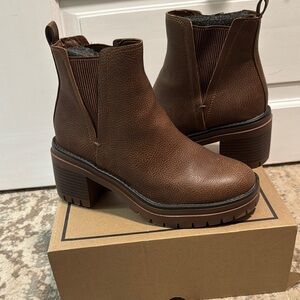 MIA Brown Ankle Boots